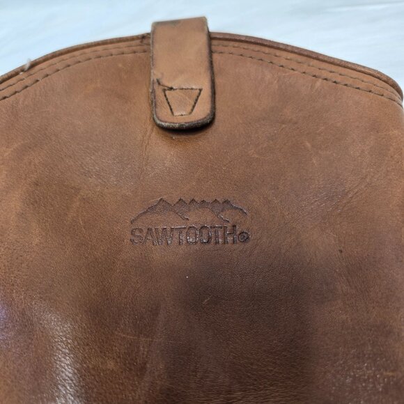 Carolina Wellington Work Boots Men's Sz 9 Vintage Western Pull On Cowboy Leather - Picture 4 of 12